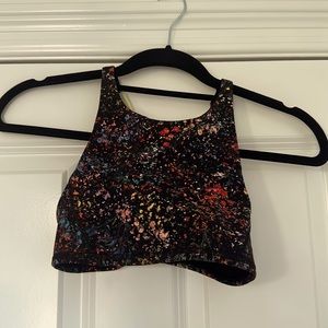 Size 2.  High-neck sports bra.